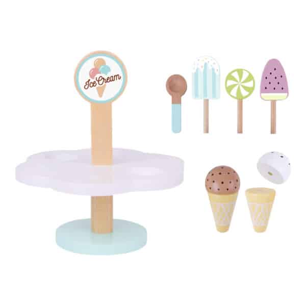 Ξύλινο Σετ Παγωτού Tooky Toy TK135 - Image 2