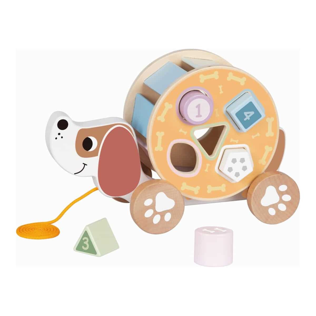 Συρόμενο Κουτάβι με Σφηνώματα Tooky Toy TL033N