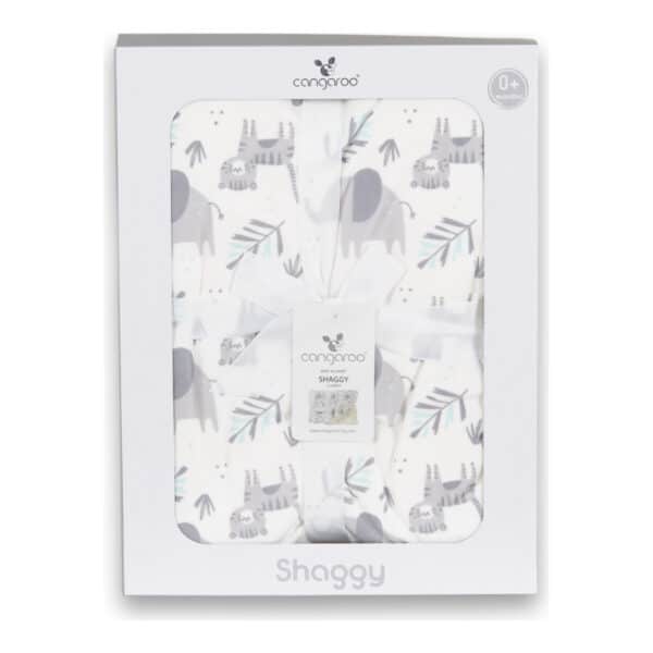 Κουβέρτα Αγκαλιάς 75x105εκ Cangaroo Shaggy Grey