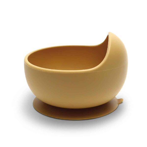 Μπωλ Σιλικόνης Με Βεντούζα Lorelli Natural Yellow