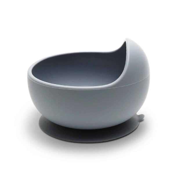 Μπωλ Σιλικόνης Με Βεντούζα Lorelli Natural Grey