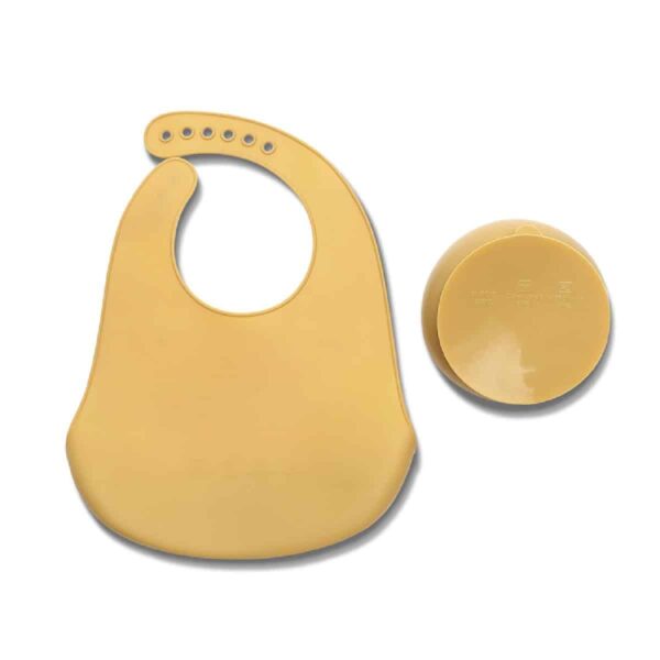 Σετ Φαγητού Σιλικόνης 2τμχ Lorelli Natural Yellow - Image 2