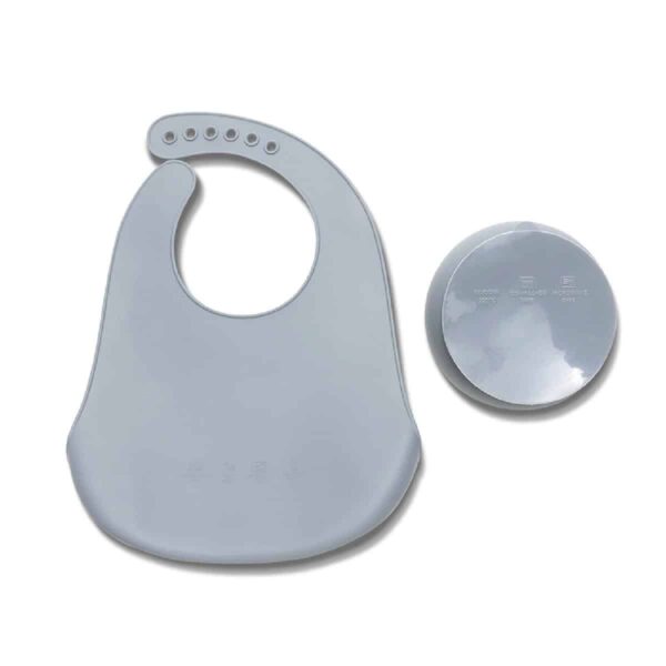 Σετ Φαγητού Σιλικόνης 2τμχ Lorelli Natural Grey - Image 2