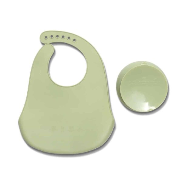 Σετ Φαγητού Σιλικόνης 2τμχ Lorelli Natural Fresh Green - Image 2