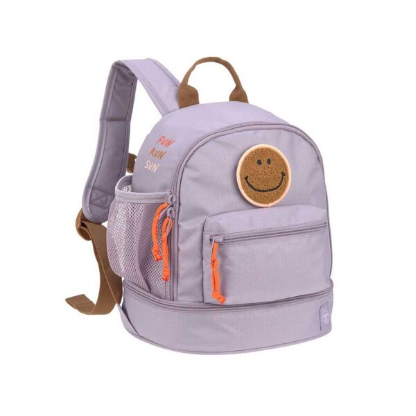 Παιδική Τσάντα Πλάτης Mini Laessig Little Gang lilac