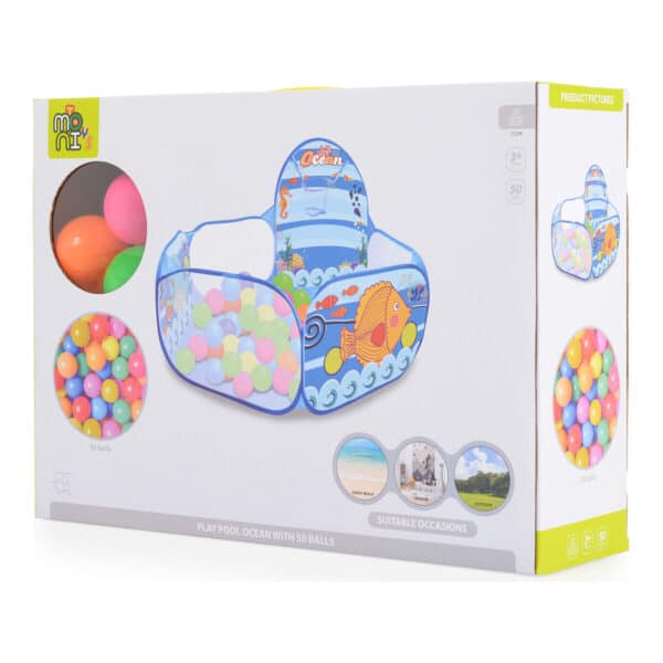 Πισίνα Μπάσκετ 120εκ Με 50 Μπάλες Moni Toys J1234 - Image 3