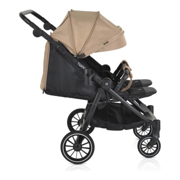 Καρότσι Διδύμων Moni TwinGo Camel - Image 3