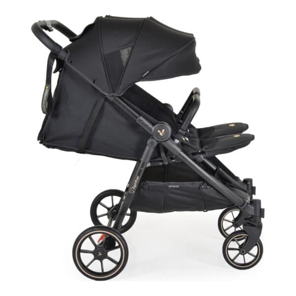 Καρότσι Διδύμων Cangaroo 2Gether Modern Black - Image 3