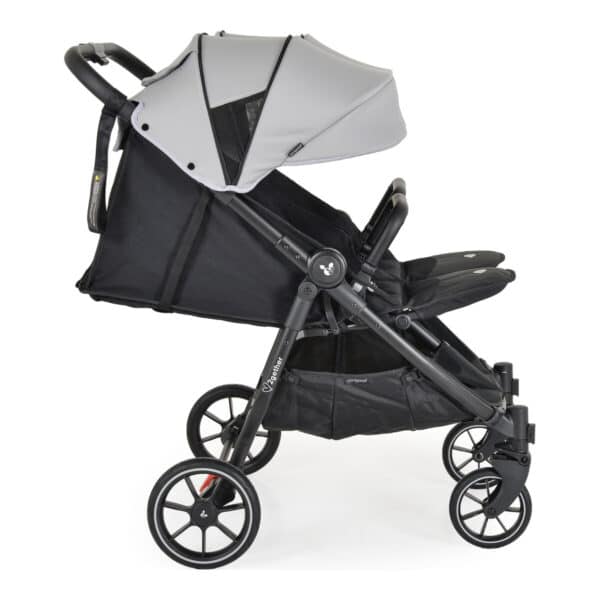Καρότσι Διδύμων Cangaroo 2Gether Modern Ultimate Gray - Image 3