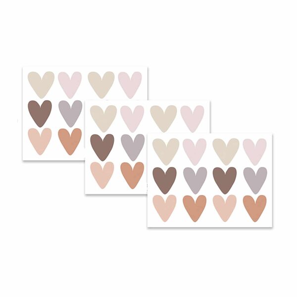 Αυτοκόλλητο Τοίχου Sipo Boho Hearts