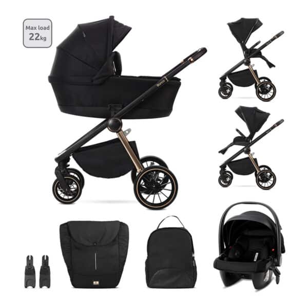 Πολυκαρότσι 3 σε 1 Lorelli Bianca Black 1 CTN