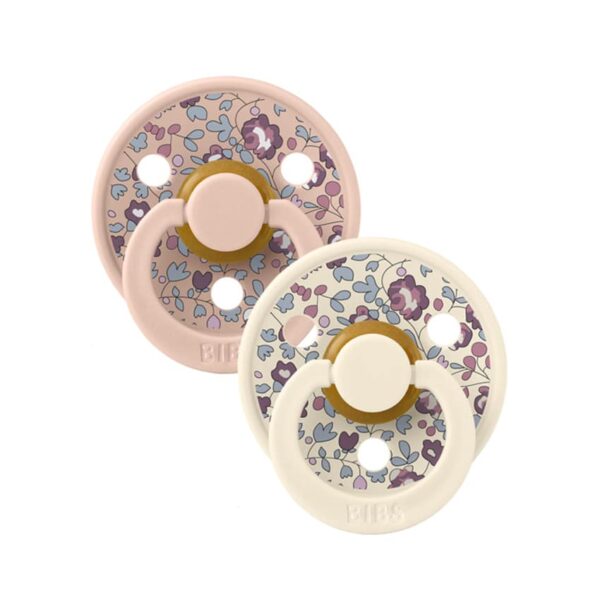 Πιπίλες Καουτσούκ 6-18M 2τμχ Bibs x Liberty Eloise Blush