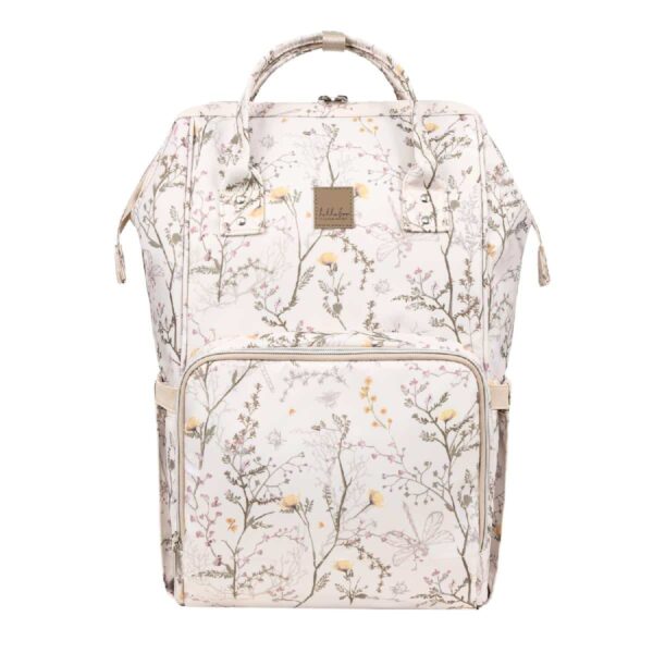 Τσάντα Αλλαξιέρα Πλάτης Kikka Boo Siena Luxe Secret Garden Beige