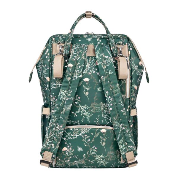 Alternative view of Τσάντα Αλλαξιέρα Πλάτης Kikka Boo Siena Luxe Secret Garden Deep Green