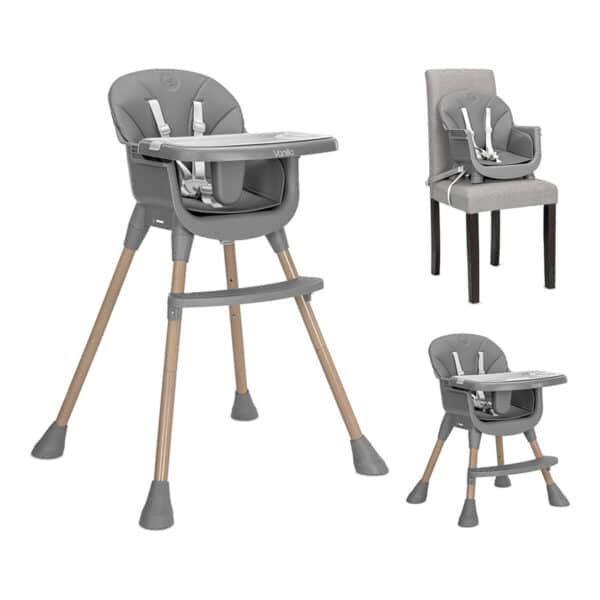 Καρεκλάκι Φαγητού 3 σε 1 Lorelli Vanilla Grey