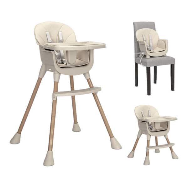 Καρεκλάκι Φαγητού 3 σε 1 Lorelli Vanilla Beige