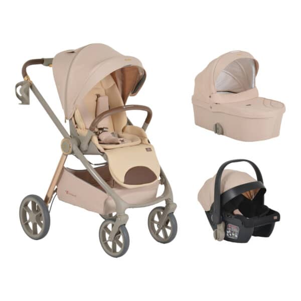 Πολυκαρότσι 3 σε 1 Cangaroo Unique Macadamia Beige