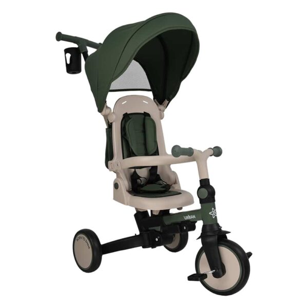Ποδηλατάκι Τρίκυκλο 7 σε 1 Bebe Stars Forest Green