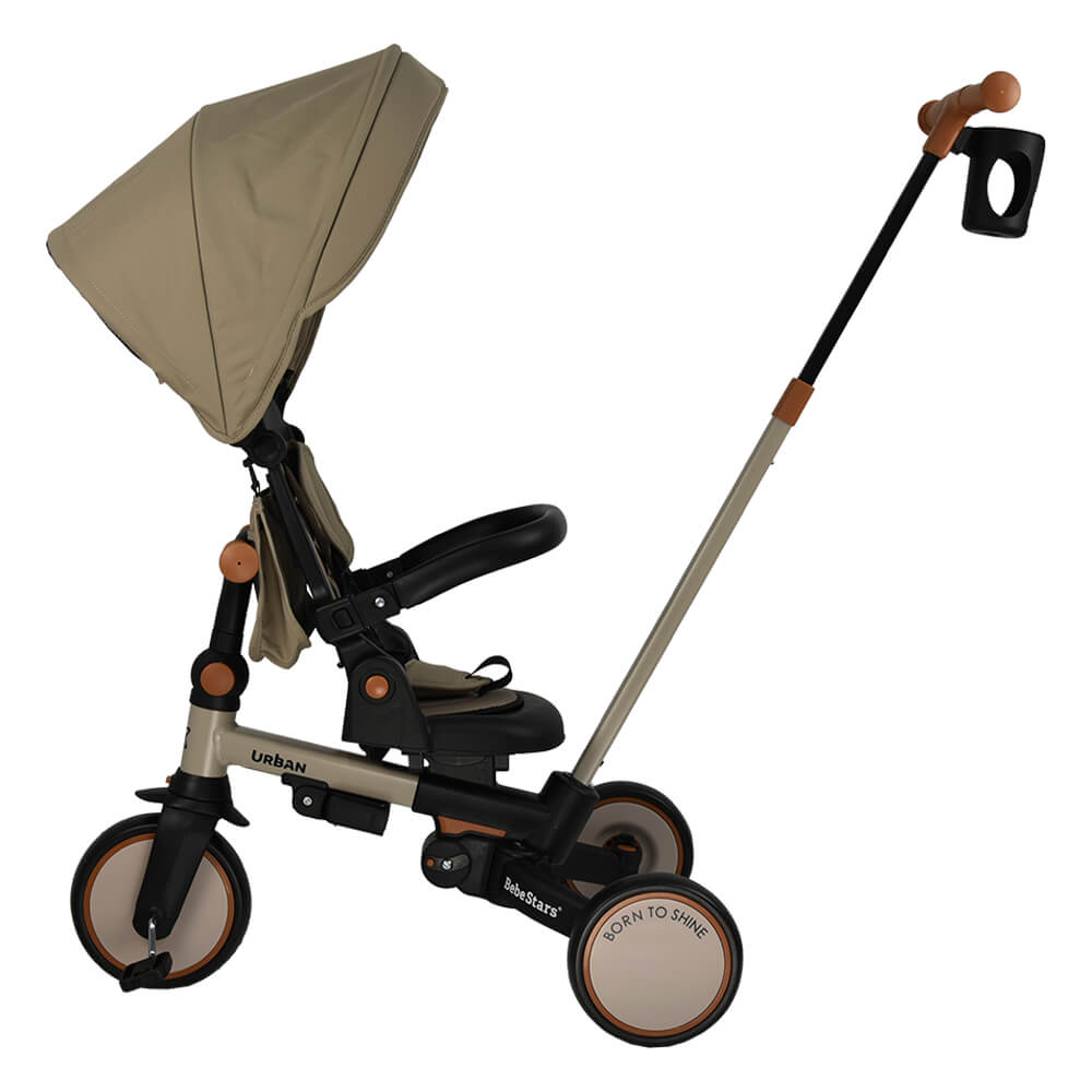 Ποδηλατάκι Τρίκυκλο 7 σε 1 Bebe Stars Natural Beige