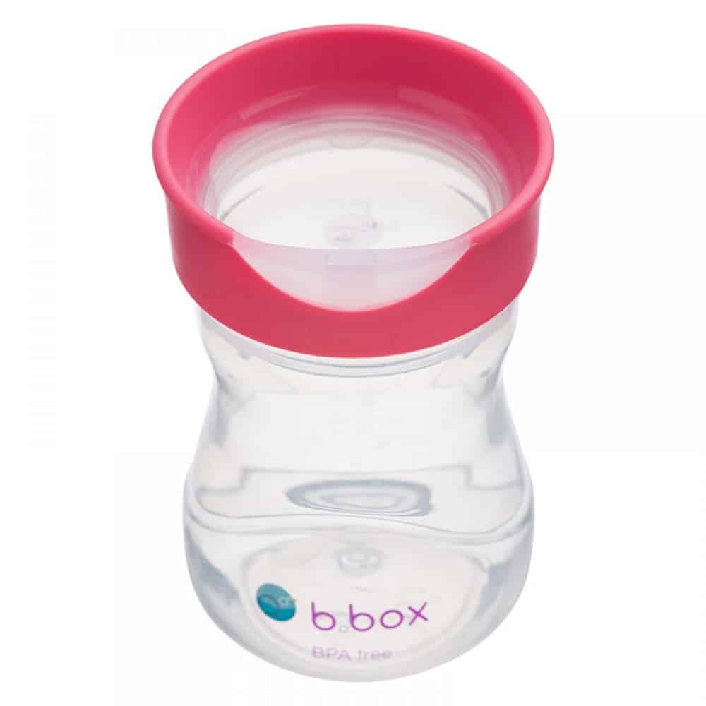 Κύπελλο με Στόμιο Σιλικόνης 240ml 12M+ B.Box Raspberry