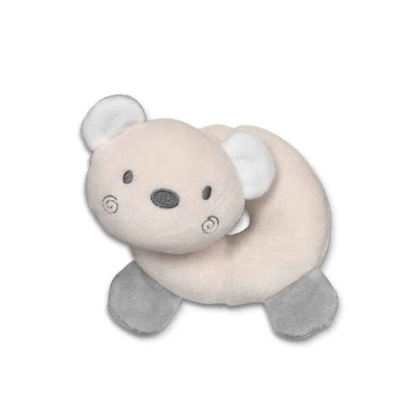 Κουδουνίστρα Lorelli Donut Natural Bear Beige