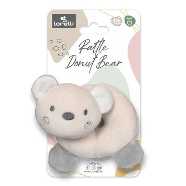 Alternative view of Κουδουνίστρα Lorelli Donut Natural Bear Beige