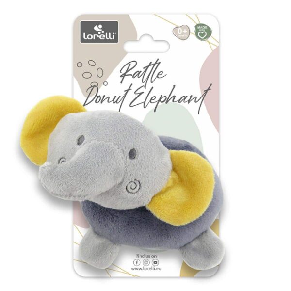 Alternative view of Κουδουνίστρα Lorelli Donut Natural Elephant Grey