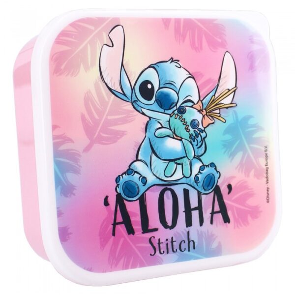 Σετ φαγητοδοχείων 3 σε 1 Stitch "Fresh Bites"