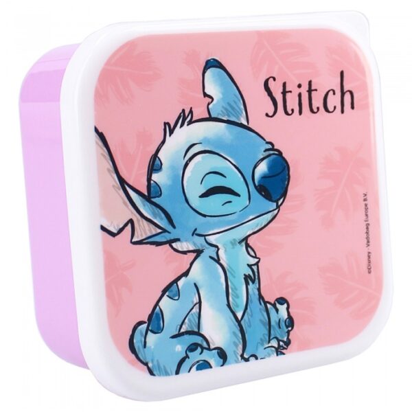 Σετ φαγητοδοχείων 3 σε 1 Stitch "Fresh Bites"