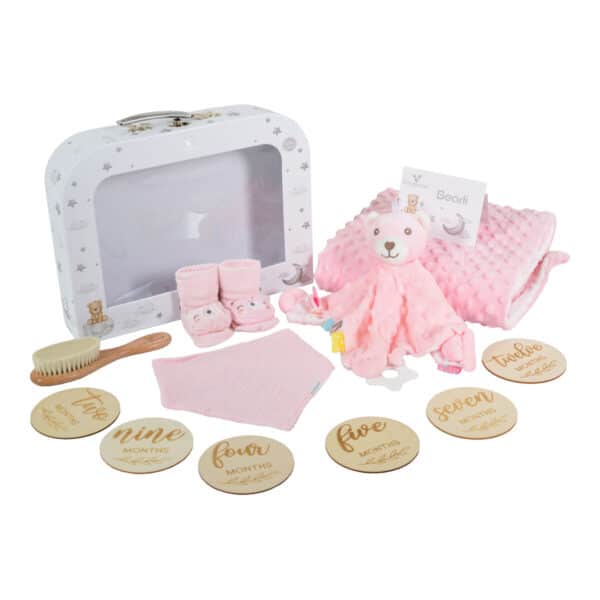 Alternative view of Σετ Δώρου για νεογέννητο 6τμχ Cangaroo Bearli Pink