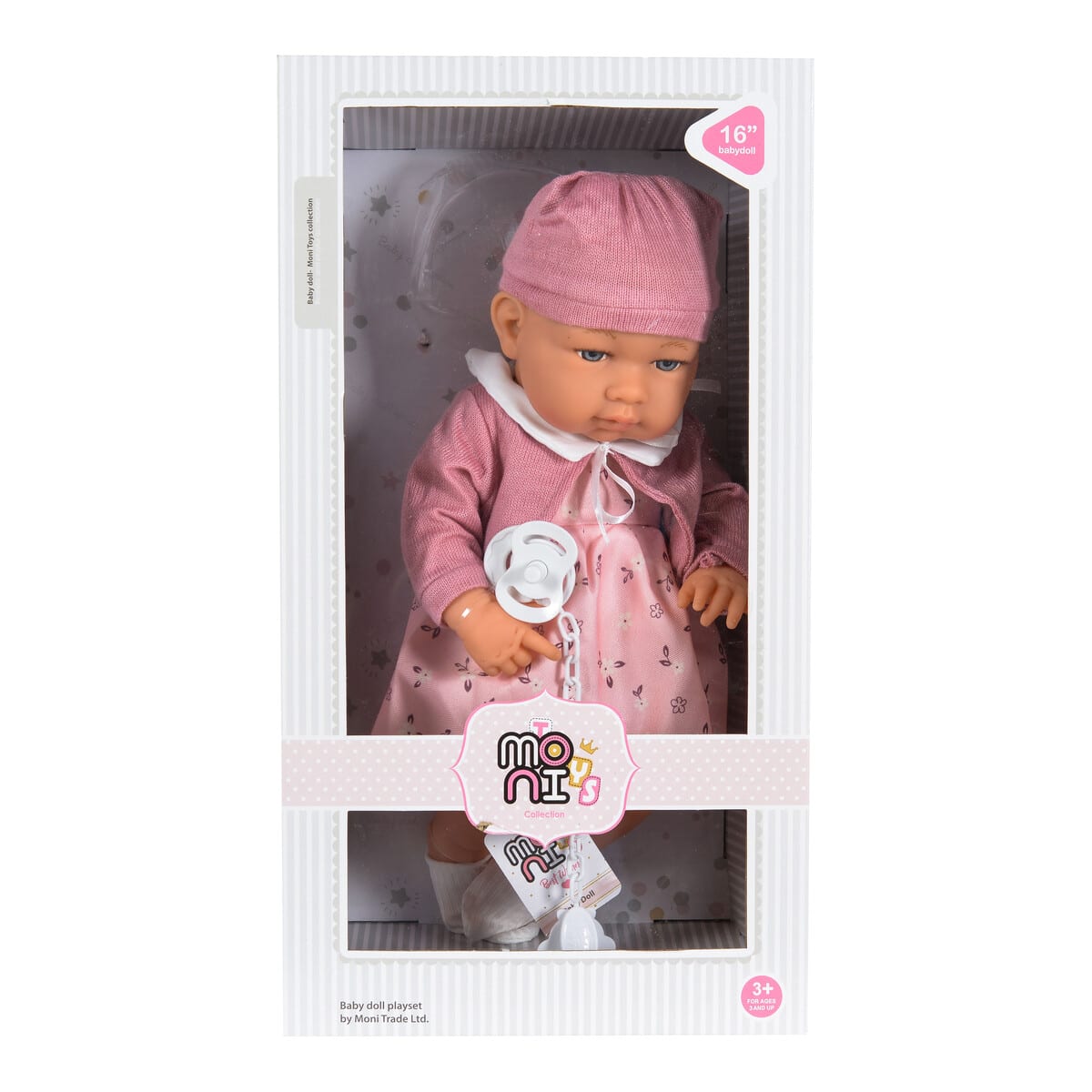 Μωρό Κούκλα 41εκ MONI Toys Doll 6901