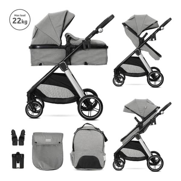 Πολυκαρότσι Μετατρεπόμενο 2 σε 1 Lorelli Aspen Grey