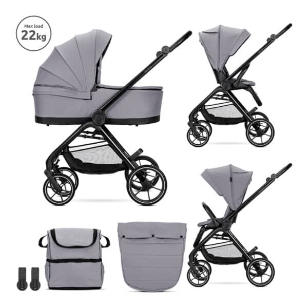 Πολυκαρότσι 2 σε 1 Αναστρέψιμο Lorelli Venice Grey