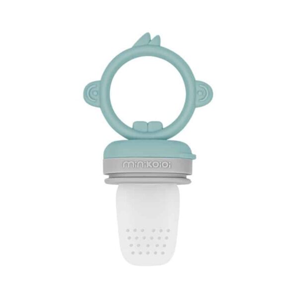 Feeder και Μασητικό από Σιλικόνη Minikoioi Aqua Green/Grey