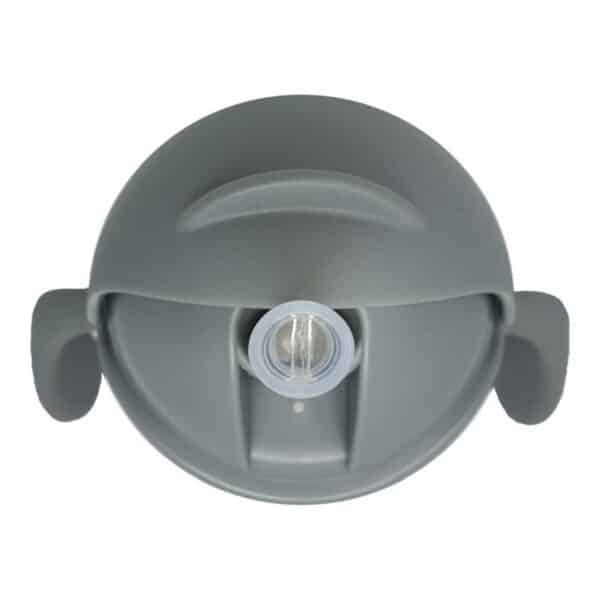Εκπαιδευτικό Ποτηράκι με καλαμάκι 220ml Mininor Grey - Image 4