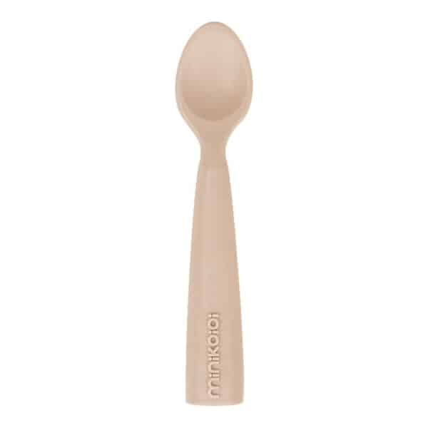 Κουταλάκι Σιλικόνης Minikοiοi Beige
