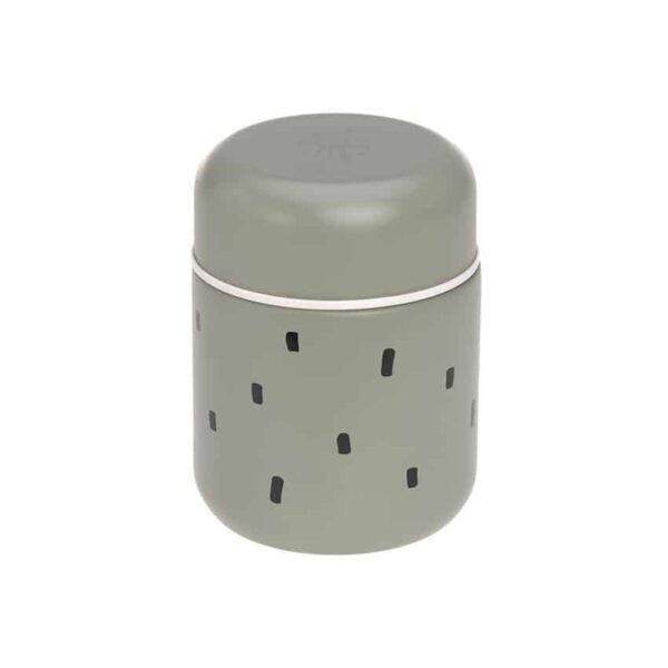 Θερμός φαγητού 350ml Laessig Medium Happy Prints Light Olive