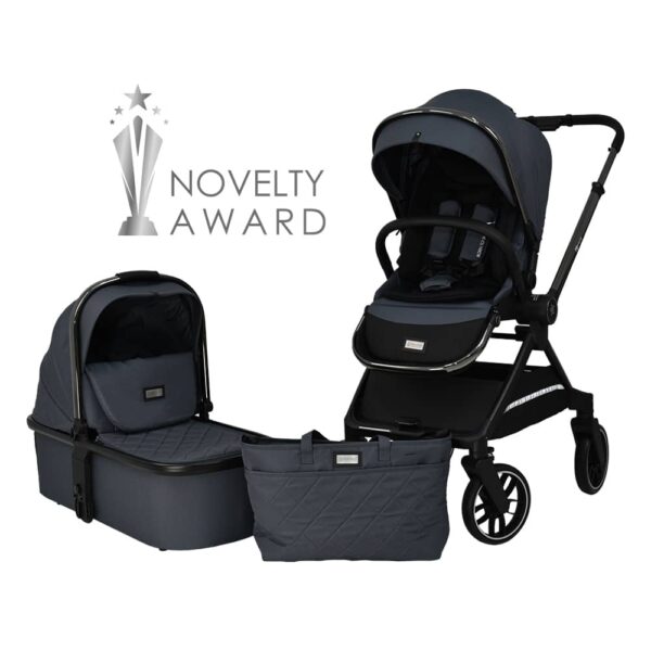 Πολυκαρότσι 2 σε 1 Bebe Stars Mirage Grey