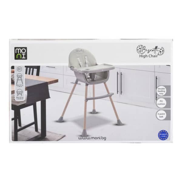 Καρεκλάκι Φαγητού 2 σε 1 Moni Biscotti Beige - Image 2