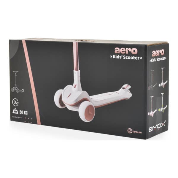 Alternative view of Πατίνι Scooter με Φωτιζόμενες Ρόδες Byox Aero Lace Pink