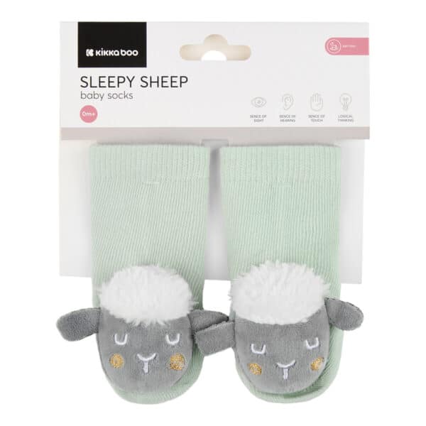 Βρεφικά Καλτσάκια 0-6 Μηνών Kikka Boo Sleepy Sheep - Image 2