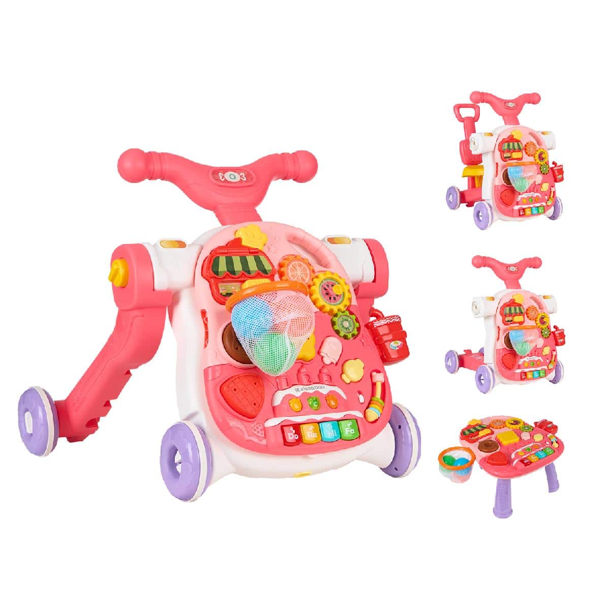 Περπατούρα 4 σε 1 Kikka Boo Sweet Escape Pink