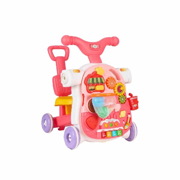 Περπατούρα 4 σε 1 Kikka Boo Sweet Escape Pink - Image 3