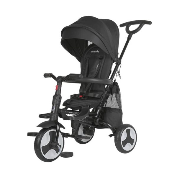 Τρίκυκλο Ποδήλατο Αναδιπλούμενο Coccolle Spectra Plus Jet Black