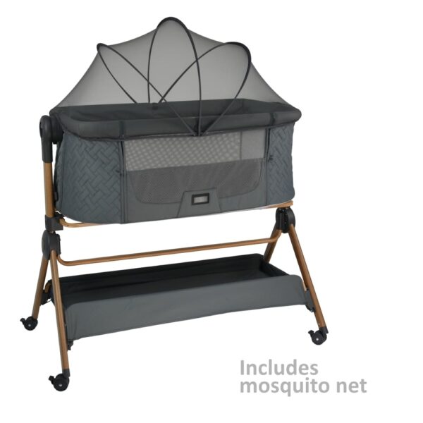 Βρεφικό Λίκνο 2 σε 1 Bebe Stars Serenity Smoked Grey