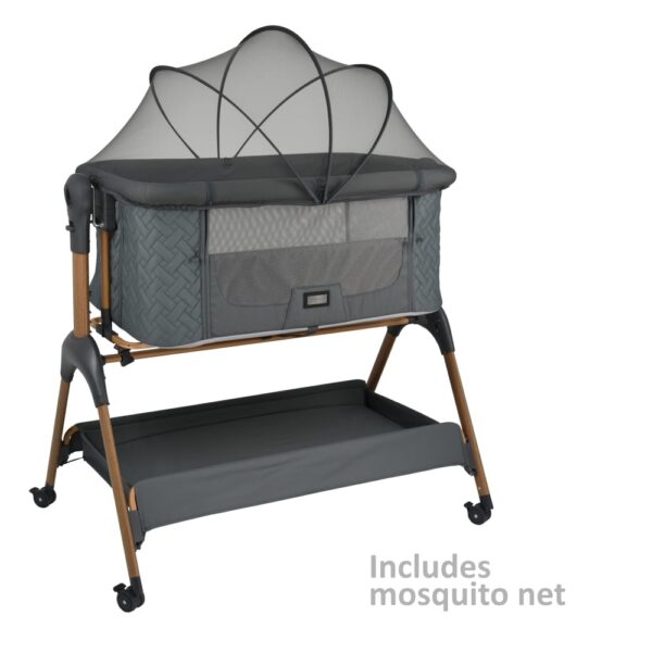 Βρεφικό Λίκνο 2 σε 1 Bebe Stars Style Smoked Grey