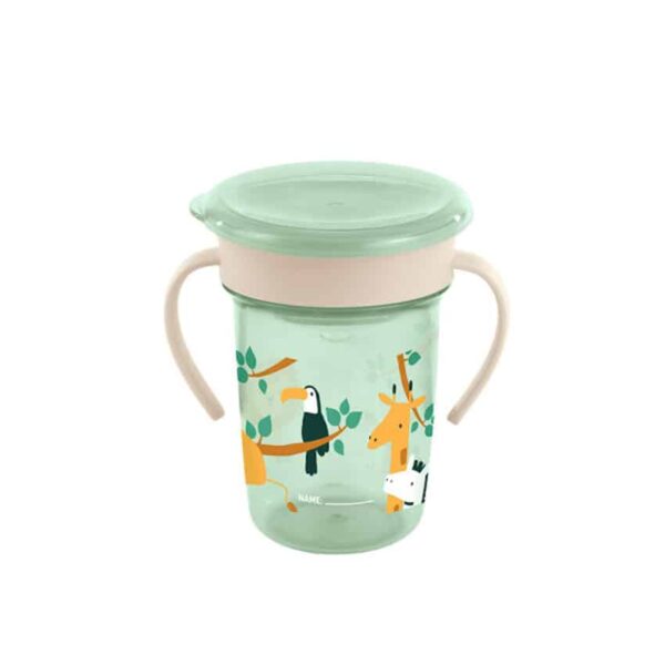 Παιδικό Ποτήρι Εκμάθησης 270ml MiniLand Sippy Cup Jungle