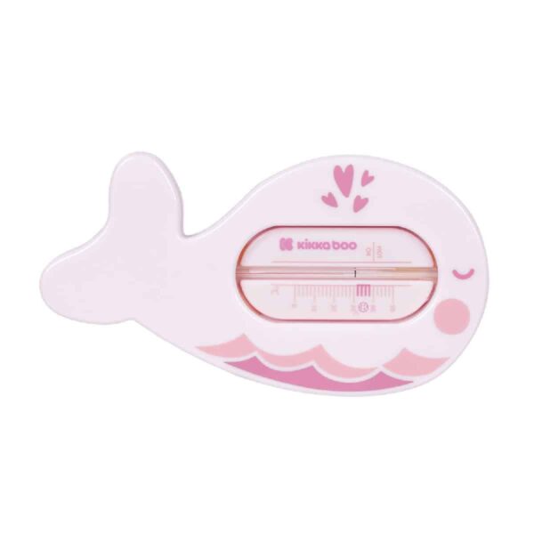 Θερμόμετρο μπάνιου Kikka Boo Whale Pink