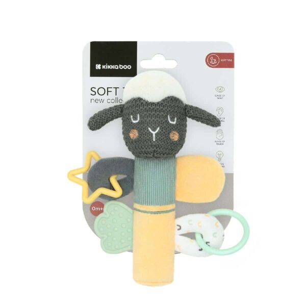 Alternative view of Κουδουνίστρα πίεσης με μασητικό Kikka Boo Sleepy Sheep