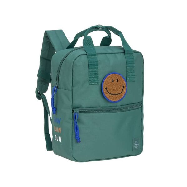 Παιδική Τσάντα Πλάτης Mini Laessig Square Little Gang Dark Green
